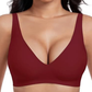 💖LAST DAY SALE 50% OFF💕Womens Comfortable Wireless Bralettes Seamless Deep V Everyday Bra