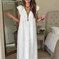 📢2026 Summer Hot Sale 70% OFF !! ⏰Women's Casual Sleeveless V-Neck Ruffle Dress