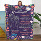 🎁Christmas's Sale 49% OFF🎁Granddaughter's Gift-Sweet Words Blanket