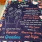 🎁Christmas's Sale 49% OFF🎁Granddaughter's Gift-Sweet Words Blanket