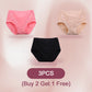 Plus Size High Waist Leak Proof Cotton Panties