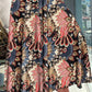 ⏳Limited-time 50% OFF⏰Casual Floral Print Shirred Wide Leg Skirt Pants