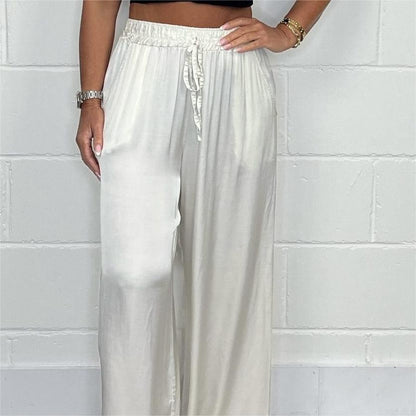 🔥LAST DAY SALE 49% OFF💃Straight Leg Smooth Loose Trousers