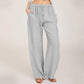 🔥LAST DAY SALE 49% OFF🔥Women's Summer Linen Cotton Wide Leg Pants