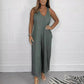 🔥HOT SALE 5O% OFF🔥V-Neck Sleeveless Wide Leg Long Pants Jumpsuit