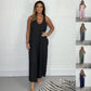🔥HOT SALE 5O% OFF🔥V-Neck Sleeveless Wide Leg Long Pants Jumpsuit
