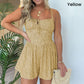 ⏰Hot Sale 49% Off💃✨Women’s Summer Floral Spaghetti Strap Romper