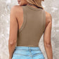 💥LAST DAY SALE 50% OFF🍃💖Round Neck Built-in Bra Ribbed Tank Top