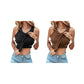 💥LAST DAY SALE 50% OFF🍃💖Round Neck Built-in Bra Ribbed Tank Top