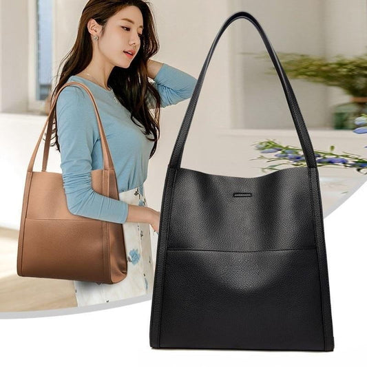 ⏰Last Day Promotion 49% OFF⏰Solid color genuine leather shoulder bag