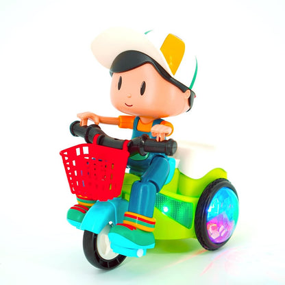 🎁HOT SALE 49% OFF🎁Stunt Tricycle for Kids: Music, Lights, 360° Rotation