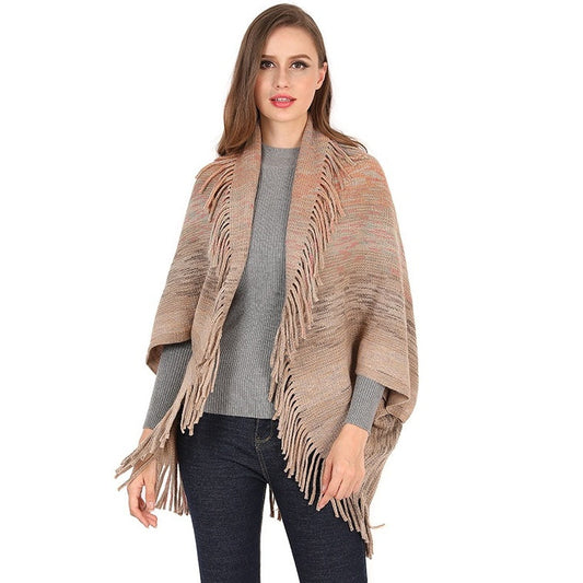 💕Autumn Sale 49% OFF🌷Women's Knitted Tassel Shawl Wrap