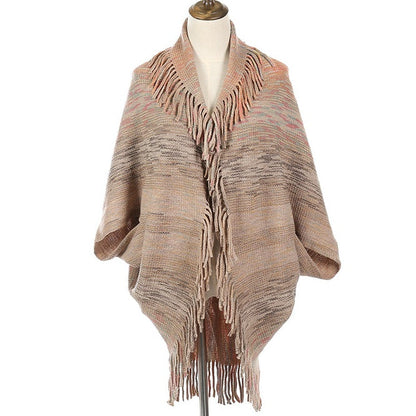 💕Autumn Sale 49% OFF🌷Women's Knitted Tassel Shawl Wrap