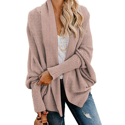 🎁Early Xmas Sales - 49% OFF✨Women'S Batwing Cable Knitted Slouchy Oversized Cardigan Sweater