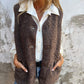 💕Autumn Sale 49% OFF🌷Women's Fall Button Down Short Warm Vest