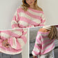 💃HOT SALE 49% OFF🍂Women's Casual Loose Striped Oversized Sweater