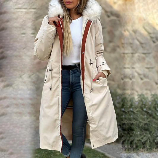 ❄️Winter-Specials Sale 49% OFF🔥Women's Winter Hooded Furry Collar Casual Parka Coat