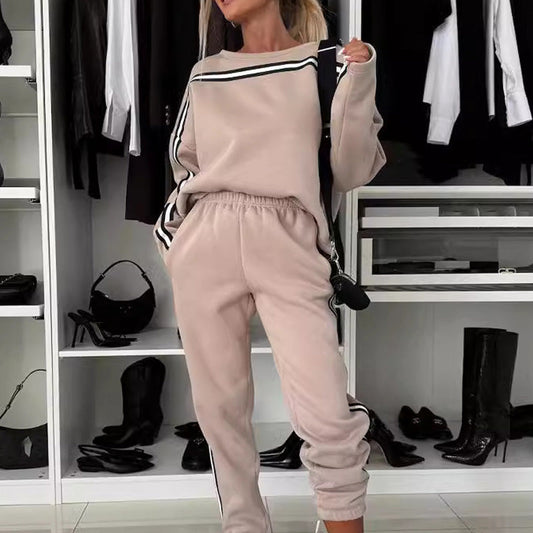 🔥BLACK FRIDAY SALE 49% OFF🔥Women’s Striped Tops ＆ Pants 2-Piece Set