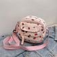 🔥LAST DAY SALE 50% OFF🔥Strawberry Print Corduroy Crossbody Bag for Women
