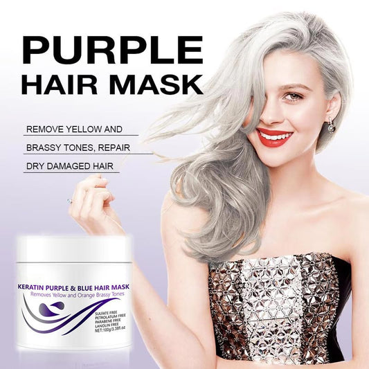 💜LAST DAY SALE 50% OFF💜Purple Keratin Hair Mask