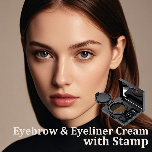 ✨HOT SALE 49% OFF✨Eyebrow & Eyeliner Cream with Stamp