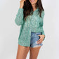 🔥HOT SALES 50% OFF💗Fashionable Sequin Long Sleeve Turn-down Collar Casual Shirt
