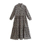 🎉Last Day Promotion 50% OFF💃Women’s Trendy Print Long Sleeve Loose Fit Dress