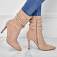 💖Limited Sale 50% OFF💖💥Fabric material upgrade-Women's Pointed Toe High Heel Short Boots
