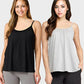 🎁Hot Sale 49% OFF🌺Loose-fitting Tank Top With Built-in Bra