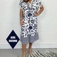 🎉Last Day Promotion 50% OFF💃🌼Women's V-Neckline Printed Tassel Casual Dress