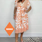 🎉Last Day Promotion 50% OFF💃🌼Women's V-Neckline Printed Tassel Casual Dress