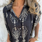 💕New Arrival Hot Sale 50% OFF👗Loose-Fit Printed Short Sleeve Dress with Pockets