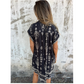 💕New Arrival Hot Sale 50% OFF👗Loose-Fit Printed Short Sleeve Dress with Pockets