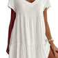 🎉Limited Sale 70% OFF⏳💝Women‘s V-neck Casual Dress With Short Sleeves