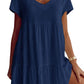 🎉Limited Sale 70% OFF⏳💝Women‘s V-neck Casual Dress With Short Sleeves