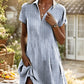 💃2026 Summer New Arrival 50% OFF🌸Women's Stylish Printed Casual V-Neck Dress