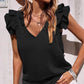 🌸Last Day Promotion 50% OFF🌟V-Neck Ruffle Sleeveless Stretch Top