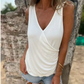 💥Last Day Special Sale 49% OFF👚Button Cross V-Neck Tank Top