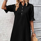 💃Last Day Promotion 50% OFF🎉Women's Elegant Shirt Dress with Ruffle Sleeves