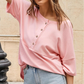 💥Last Day Special Sale 49% OFF👚Women's 3/4 Sleeve Casual Button Down Waffle Knit Tops