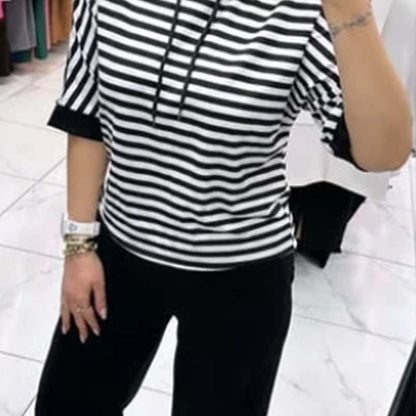 💥2025 HOT SALE 50% OFF💥Women's Striped Top & Solid Pants Set