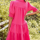 🔥2026 Summer Hot Sale 49% OFF🌈Women’s Lapel Collared V Neck Mid Sleeved Pleated Dress