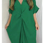 🌹Limited Sale 50% OFF💖Short Sleeve Maxi Dress With Knot Detail