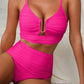 🎉2026 Hot Sale 50% OFF🔥60K+ SOLD🩱Womens Modest Tummy Control Full Coverage Two Piece Bikini Set