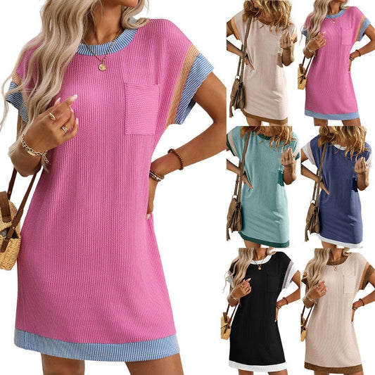 🔥2025 HOT SALE 50% OFF⏳Women's T-Shirt A-Line Mini Dress