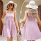 ⏰2026 Hot Sale 49% OFF💃Women's Summer Square Neck A-Line Mini Dress with Pockets