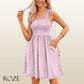 ⏰2026 Hot Sale 49% OFF💃Women's Summer Square Neck A-Line Mini Dress with Pockets