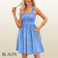 ⏰2026 Hot Sale 49% OFF💃Women's Summer Square Neck A-Line Mini Dress with Pockets