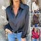🌴Summer Specials 49% OFF👔Elegant Satin Long Sleeve Shirt