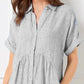 🔥LAST DAY SALE 49% OFF💃Women's Loose Midi Striped Shirt Dress with Pockets